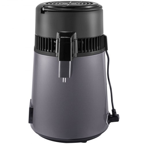 VEVOR 4L Distilled Water Machine 0.88 Gal Countertop Water Distiller - Grey