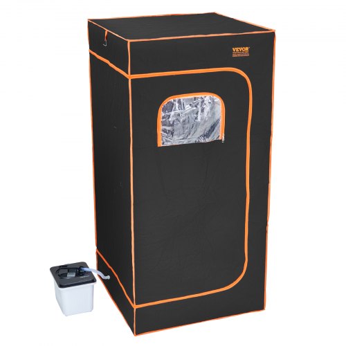VEVOR Portable Steam Sauna Tent Full Size 2000W with Remote Chair - Black